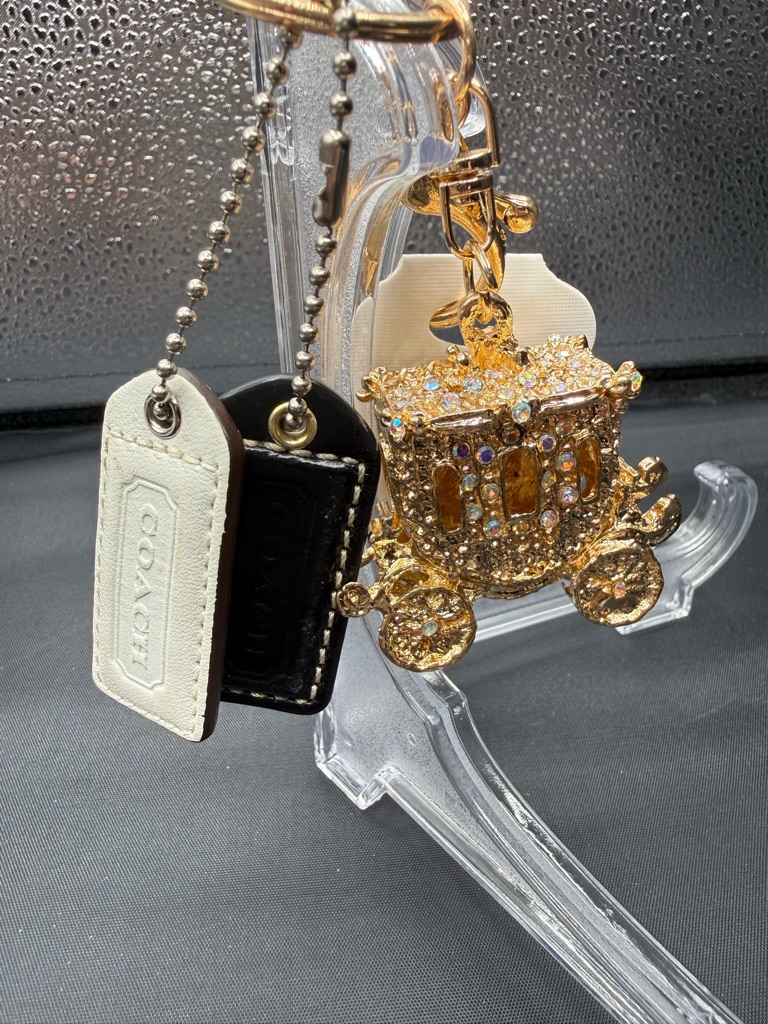 Coach Authentic Hang Tag With Unbranded Key Chain